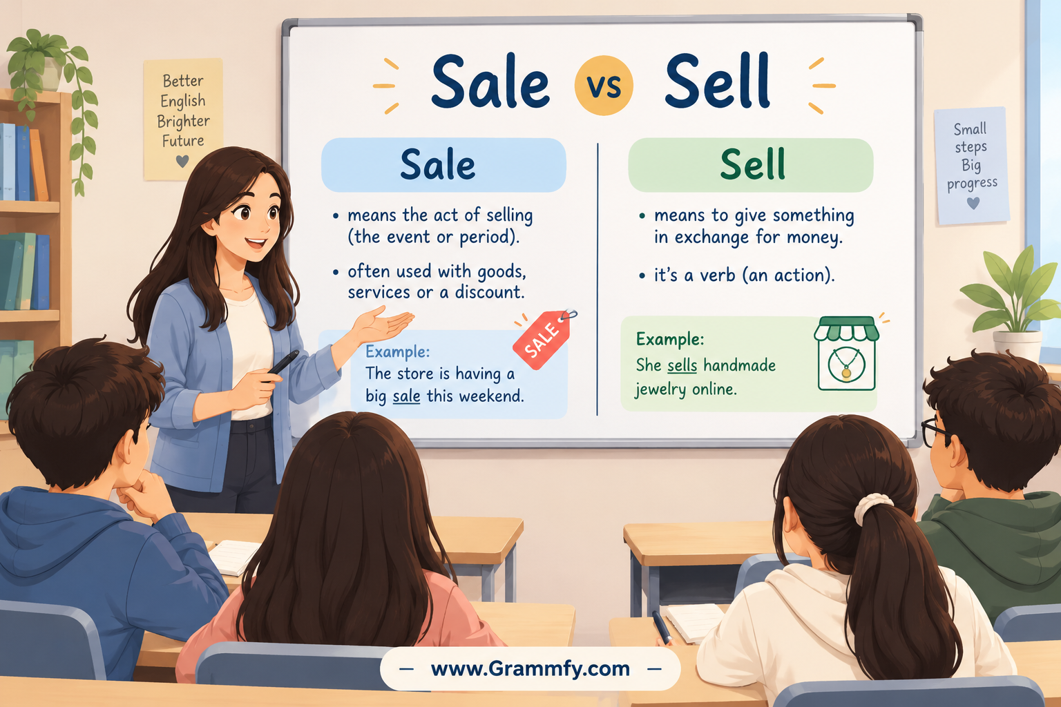 Sale vs Sell