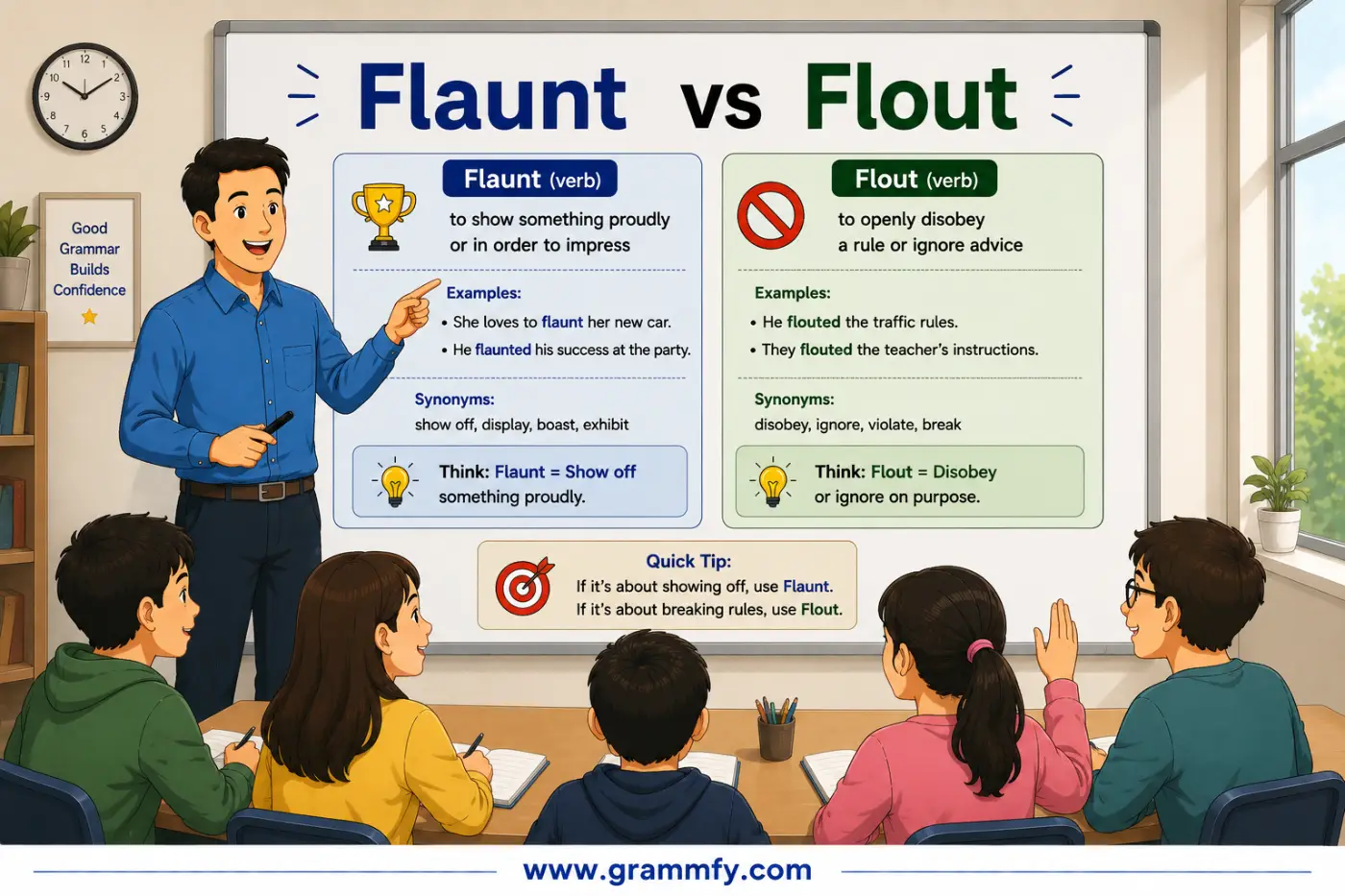 Flaunt vs Flout