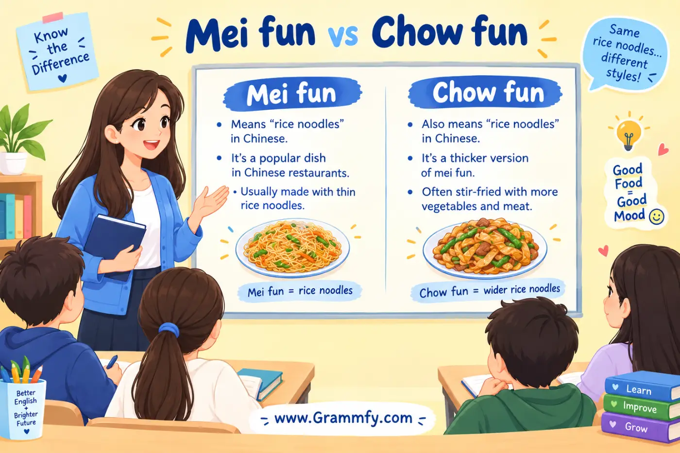 Mei fun vs Chow fun