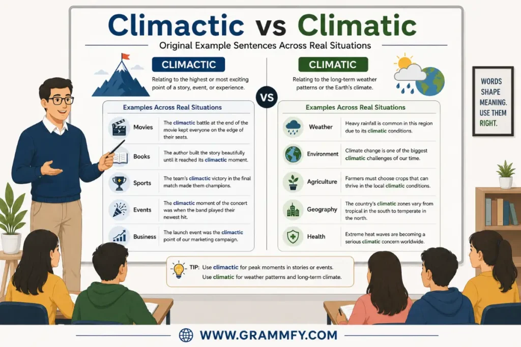 original example sentences across real situations 