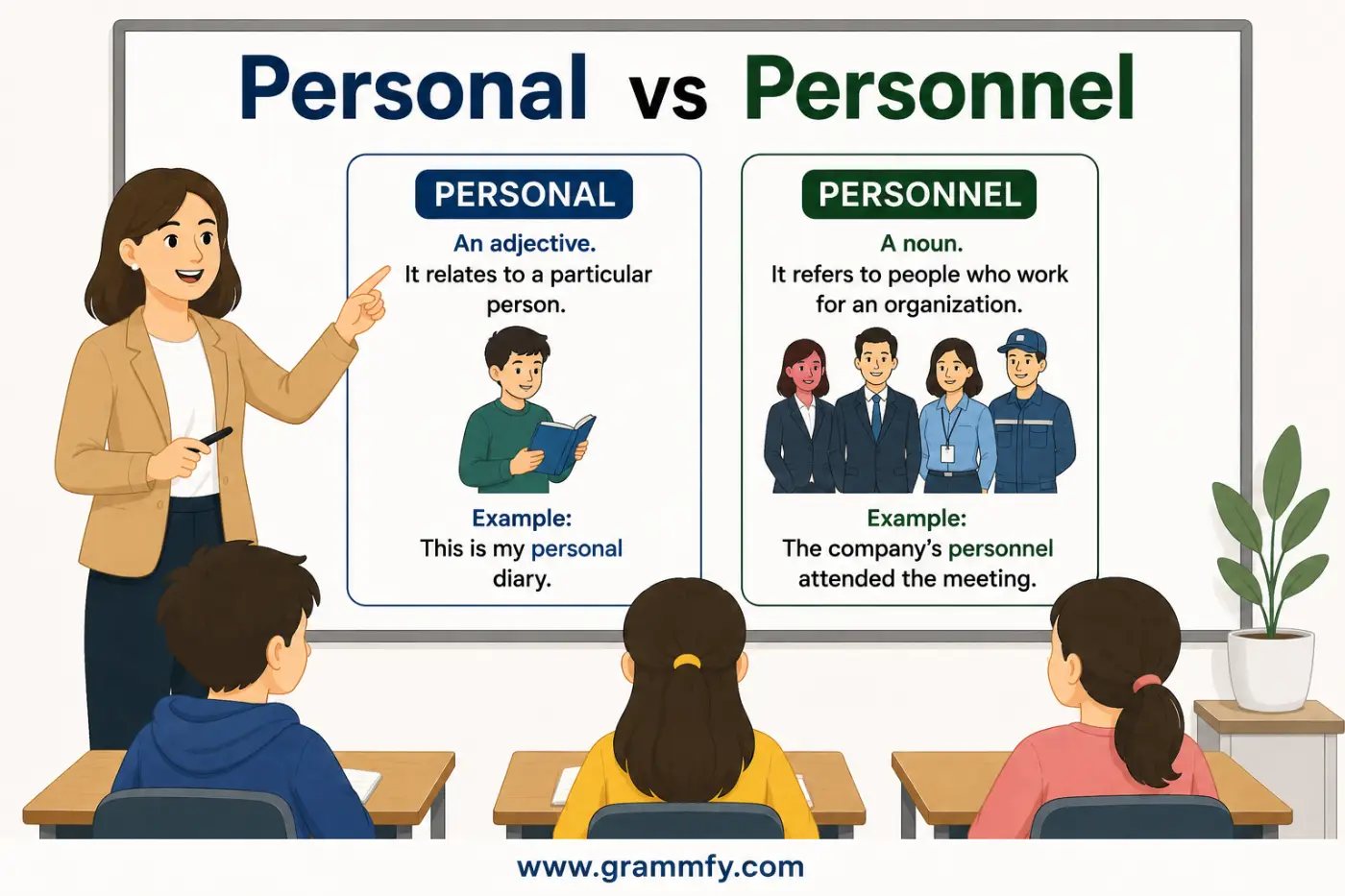 Personal vs Personnel
