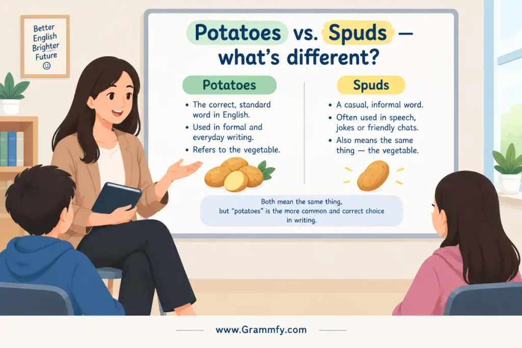 Potatoes vs. spuds — what's different?