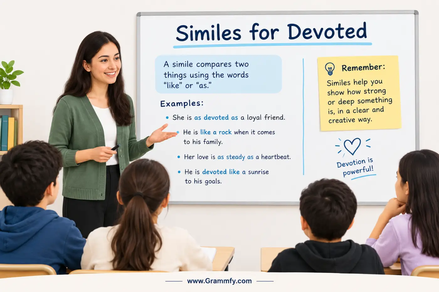 Similes for Devoted
