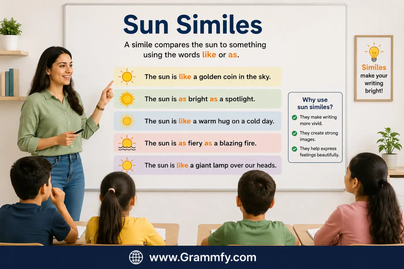 Sun Similes