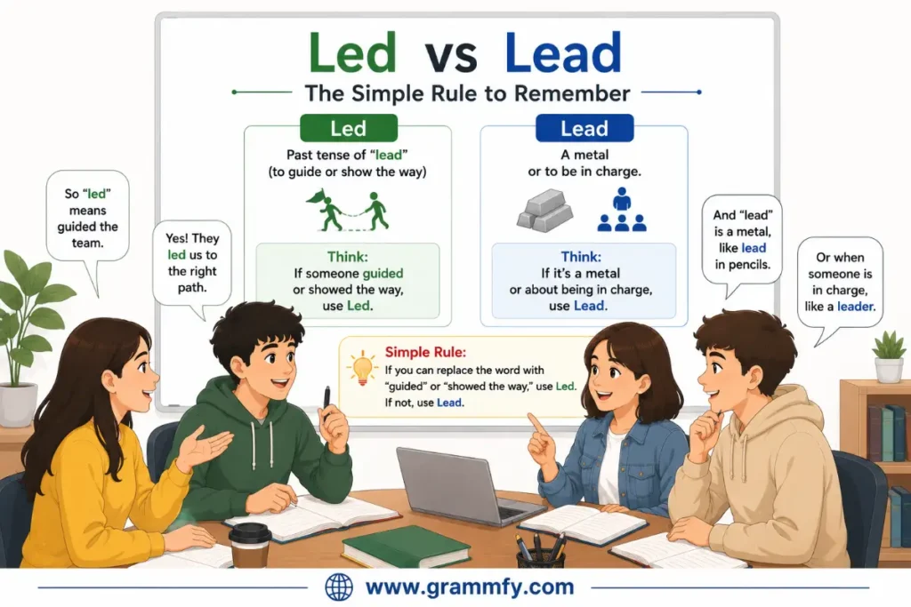 The Simple Rule to Remember "Led vs Lead"