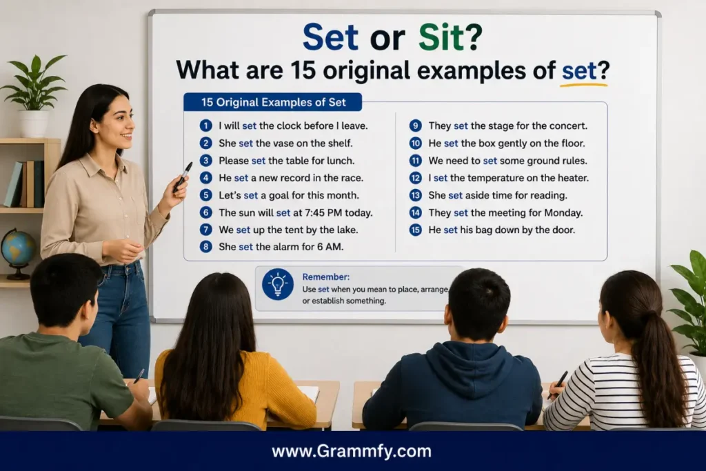 What are 15 original examples?