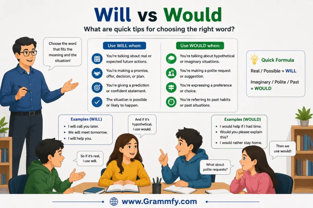 What are quick tips for choosing the right word ?