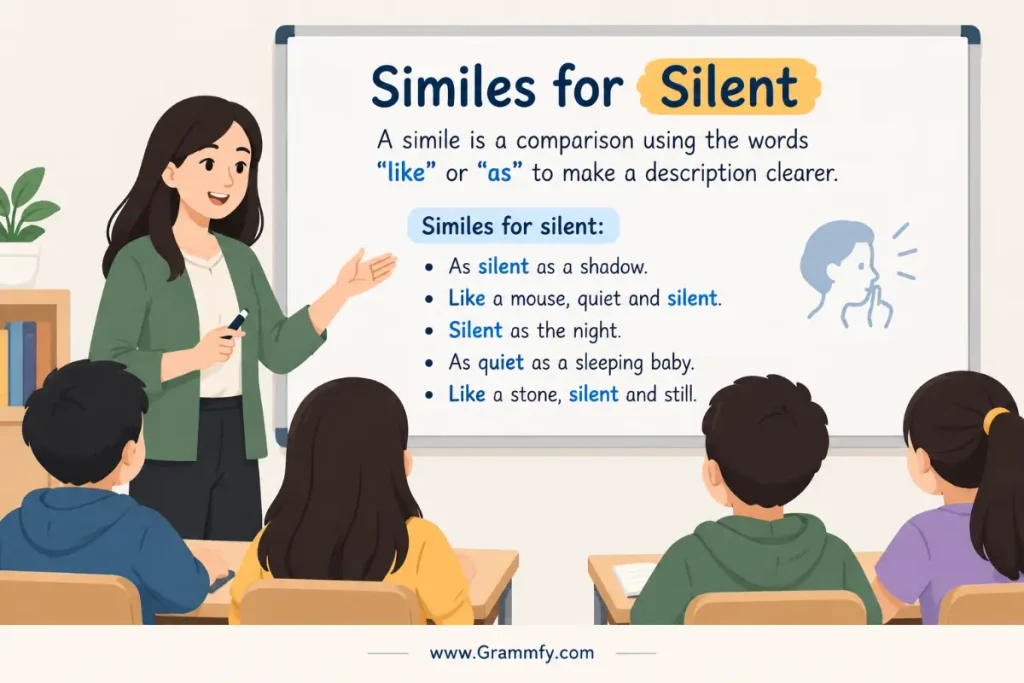 What are the different forms of “silent”?
