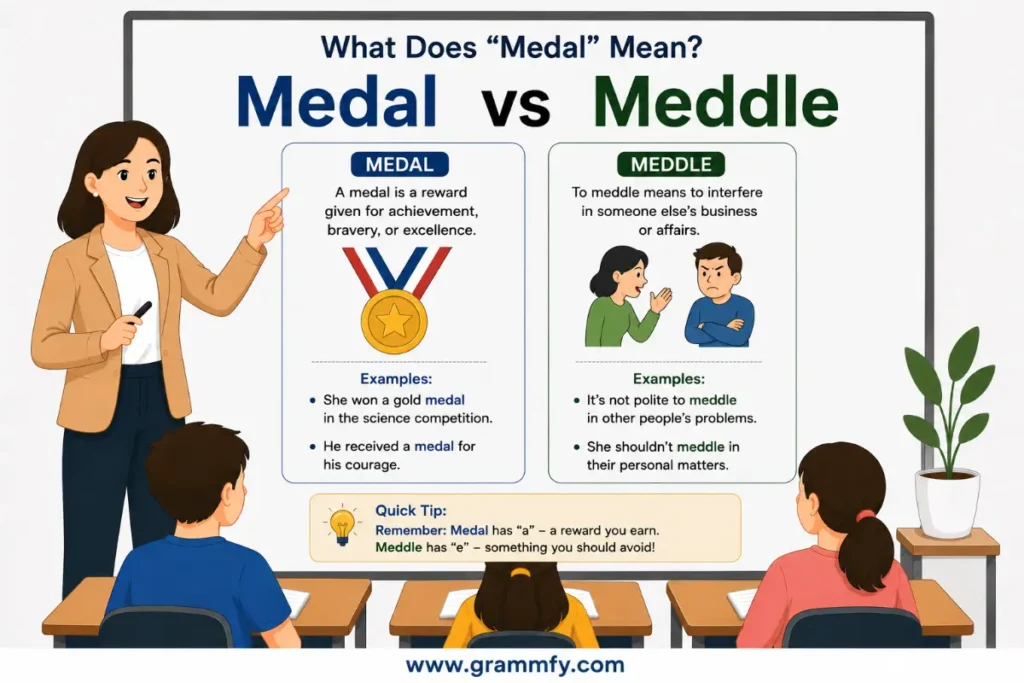 What Does "Medal" Mean?