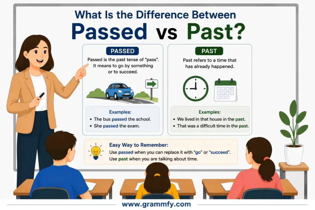 How Can You Remember "Passed vs Past"?