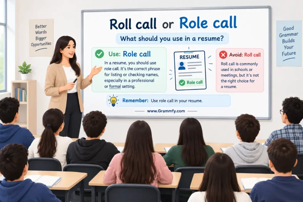 What should you use in a resume?