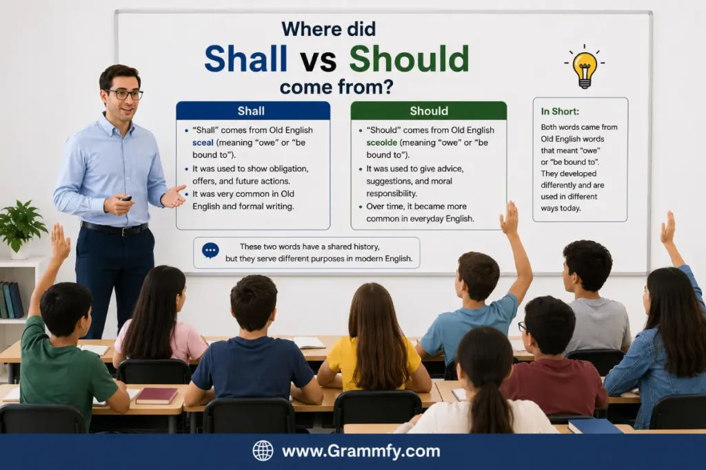 Where did "Shall vs Should" come from?