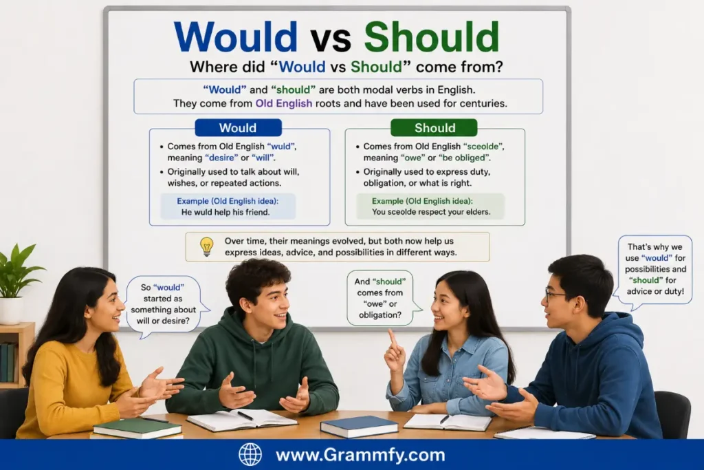 Where did “Would vs Should” come from?