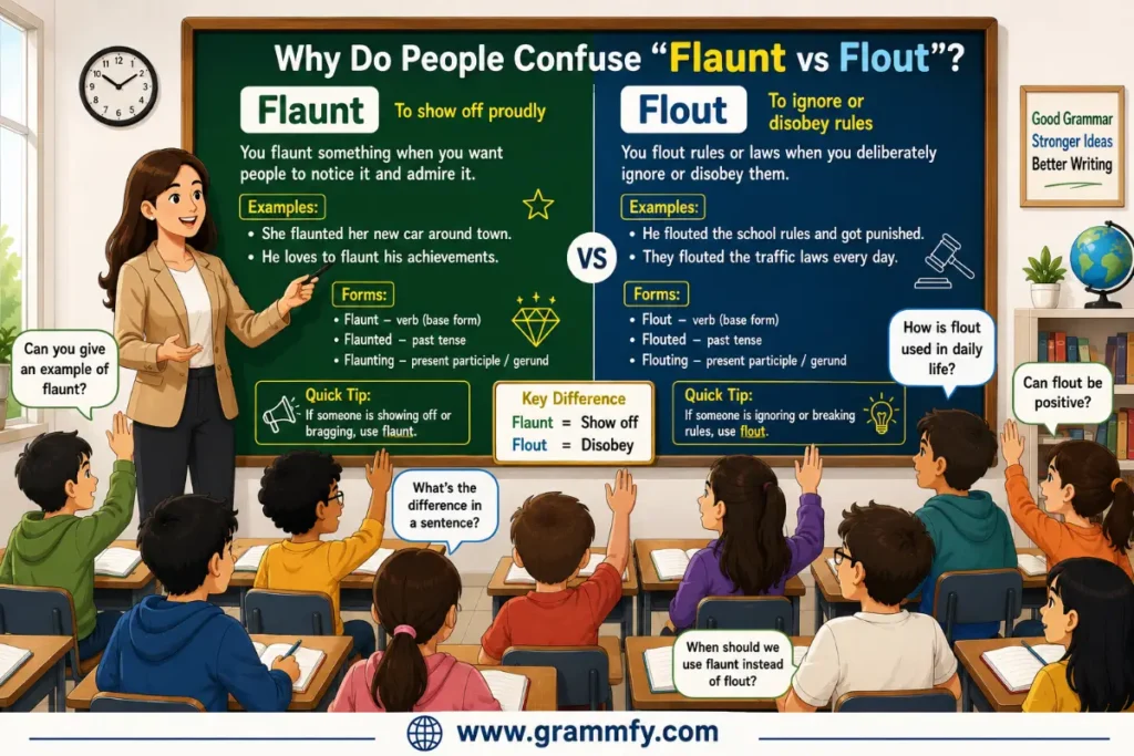 Why Do People Confuse "Flaunt vs Flout"?