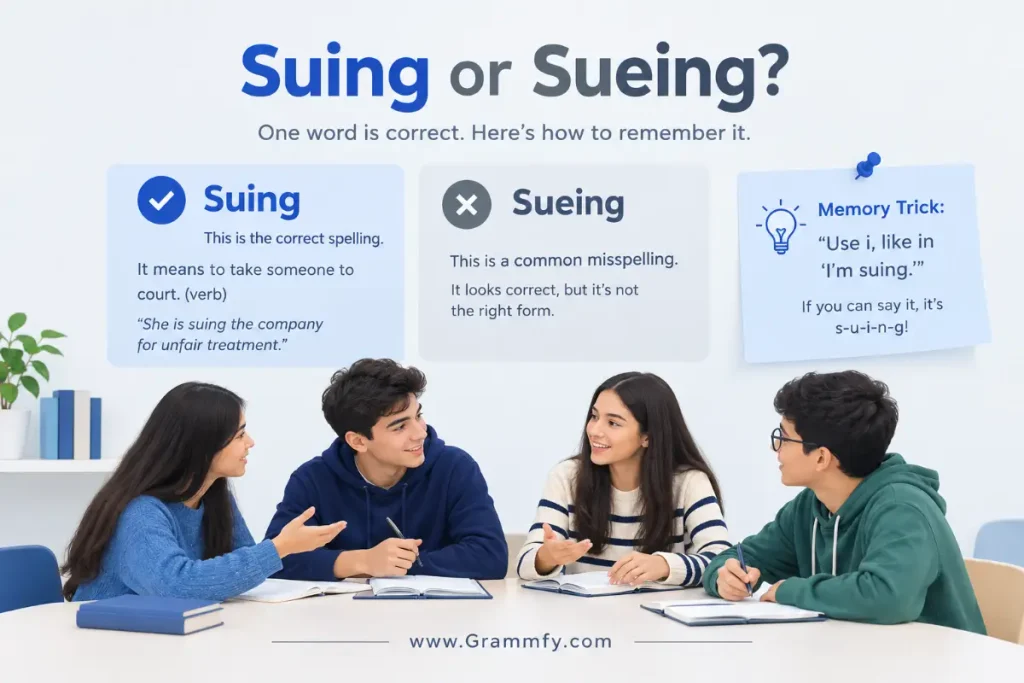A simple memory trick for the spelling