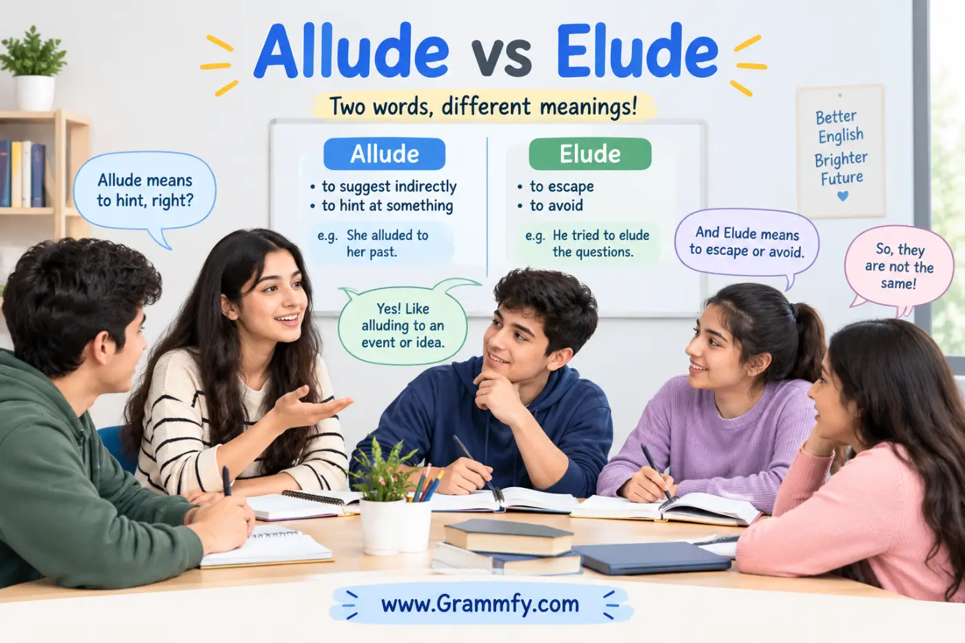 Allude vs Elude