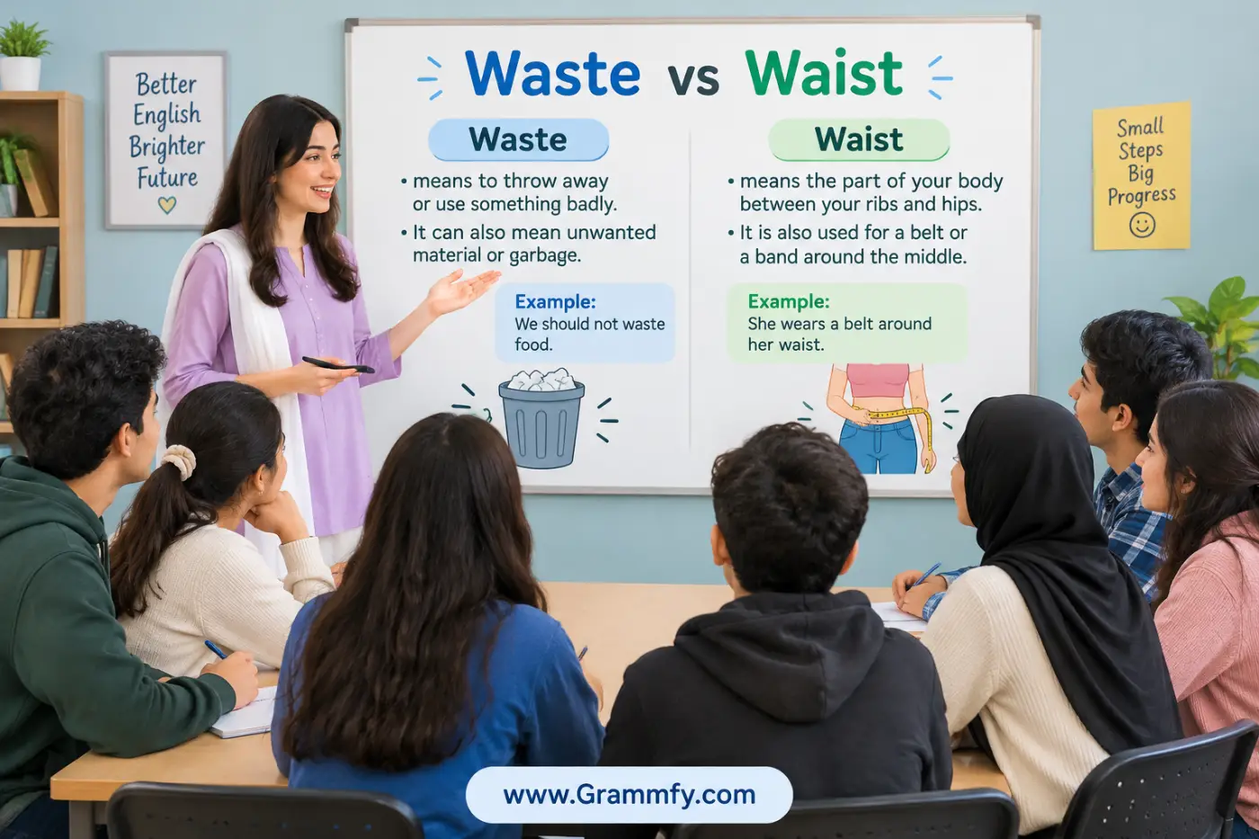 Waste vs Waist