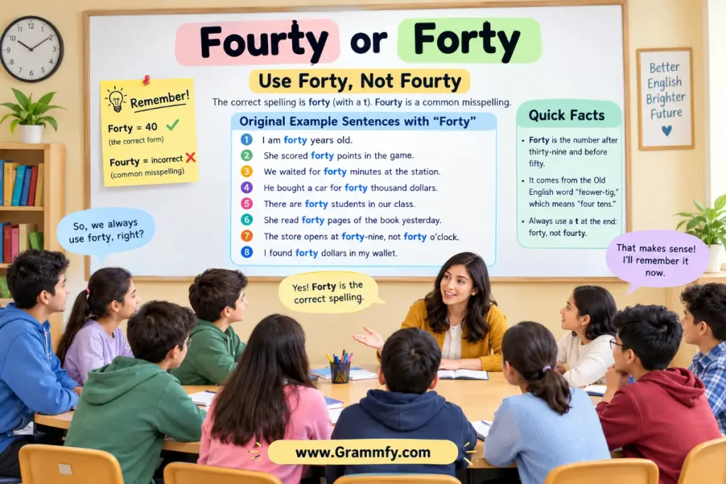 original example sentences with “forty”