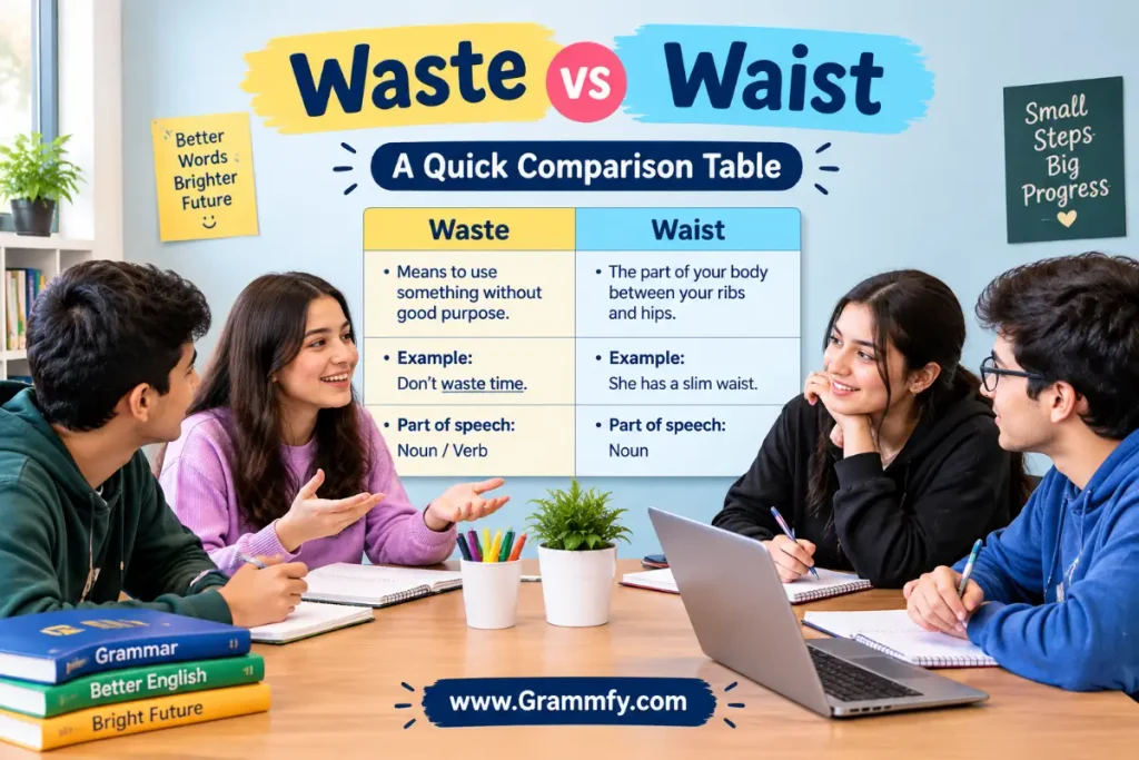 A quick comparison table