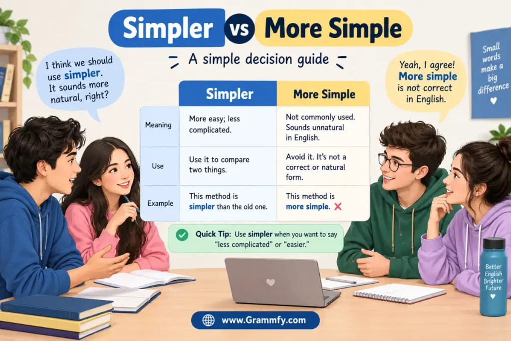 A simple decision chart