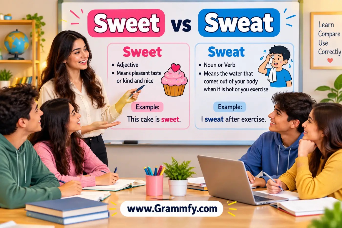 Sweet vs Sweat