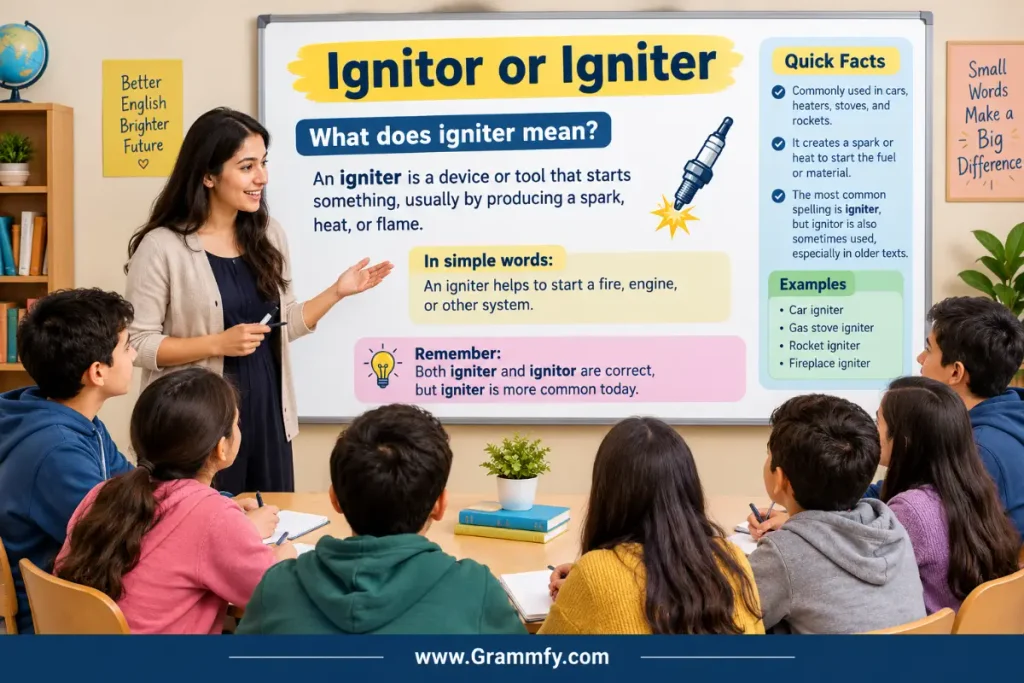 What does igniter mean?