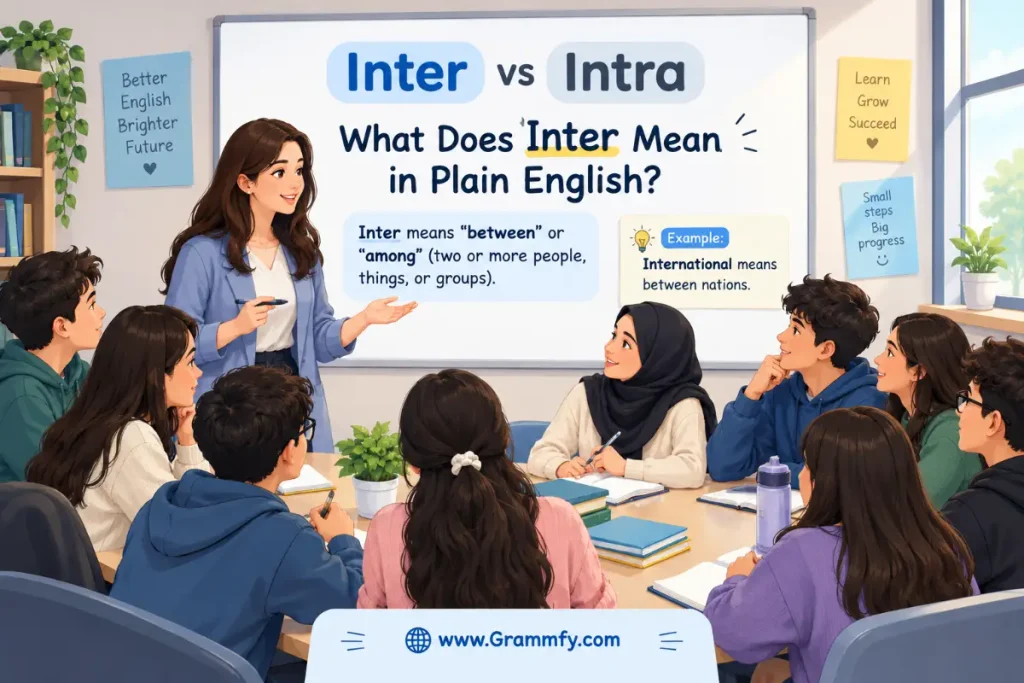 What Does Inter Mean in Plain English?